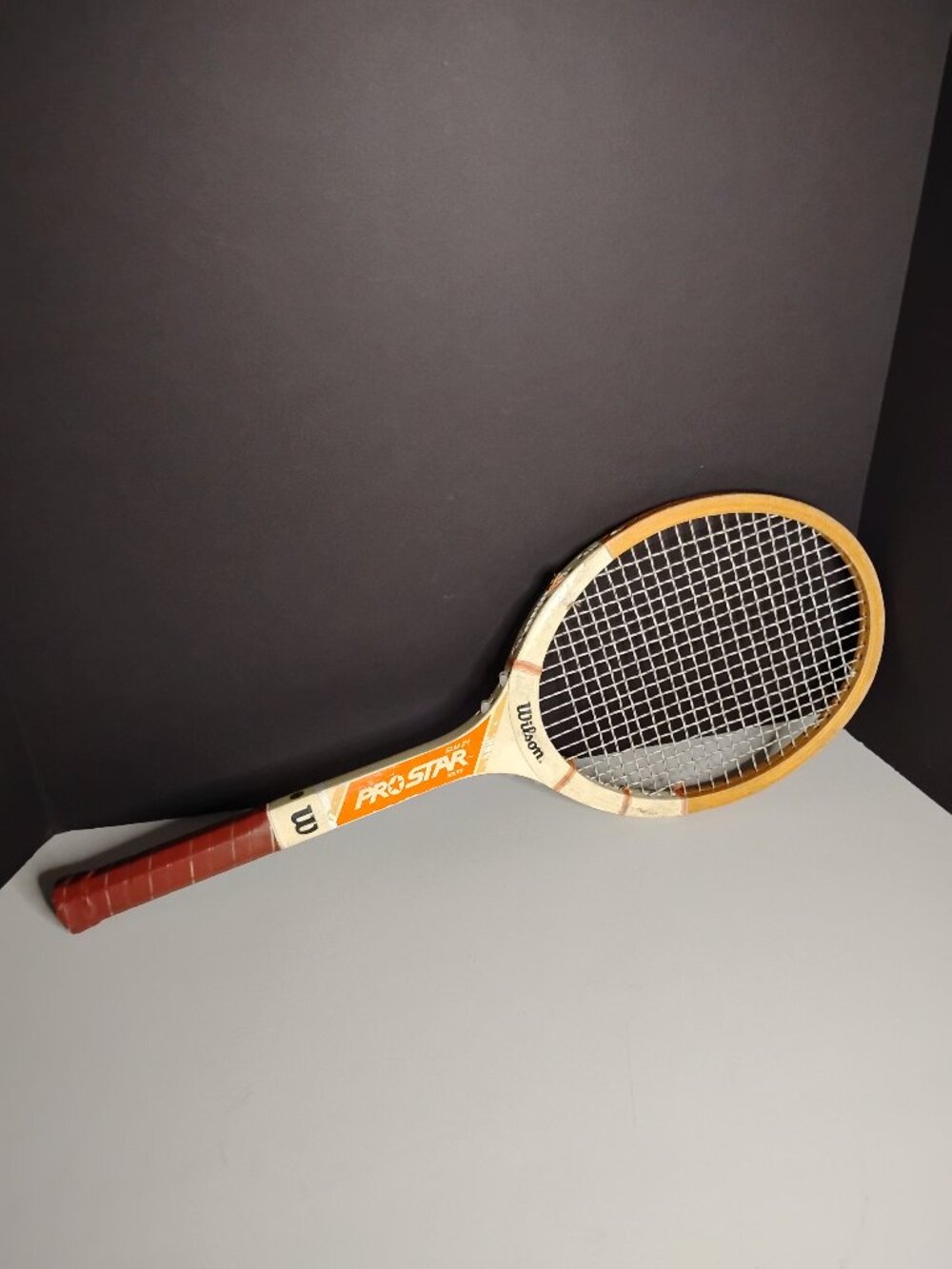 Wilson ProStar Youth Tennis Racquet Racket Jr 24 Wood 4" Leather Grip